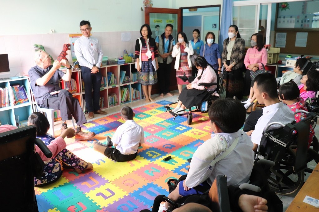 คณะกรรมการจาก สพฐ มาประเมินความก้าวหน้าของเด็ก ๆ